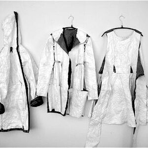 COPY - MAU UNDER CONSTRUCTION Streetwear Swing Coat/Size M/White-RARE FIND!!SEE…